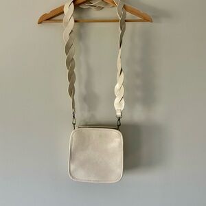 Anthropologie Bette Crossbody Bag Ivory